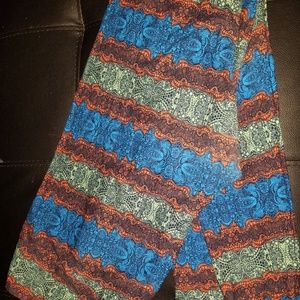 LuLaRoe TC Leggings - Stripes with Detailing